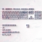 Marble 104+27 PBT Doubleshot Backlit 5-sided Dye-subbed Keycaps Set Cherry Profile Side Legends for MX Keyboard